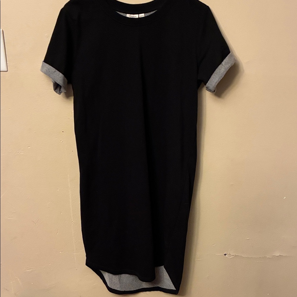 Chic Black and Gray Mini Dress